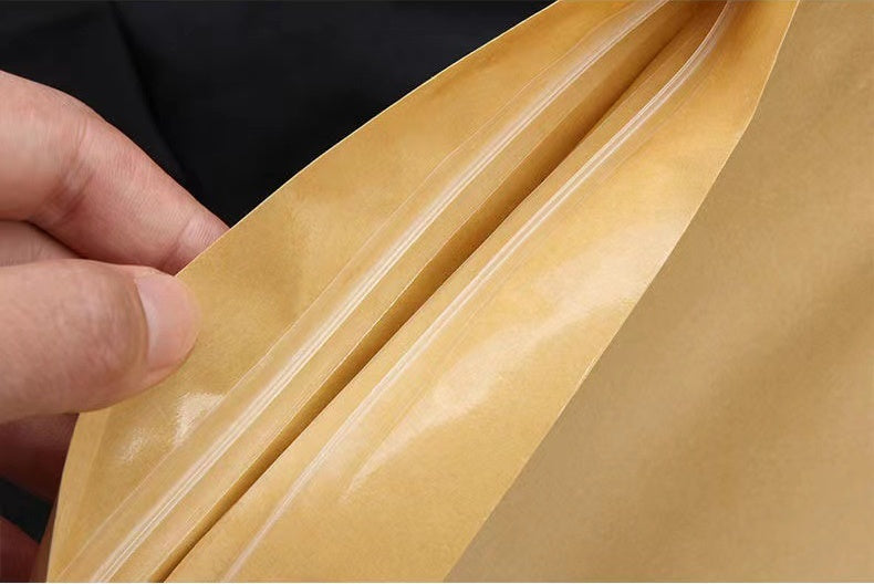 Kraft Paper Frosted Window Food Bag (Inventory stocks: 127,000 stocks)