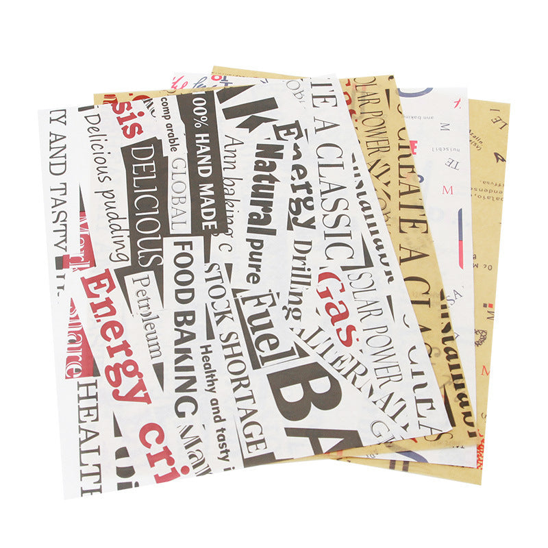 Burger Sandwich Fried Food Wrapping Paper (Inventory: 160,000 stocks)