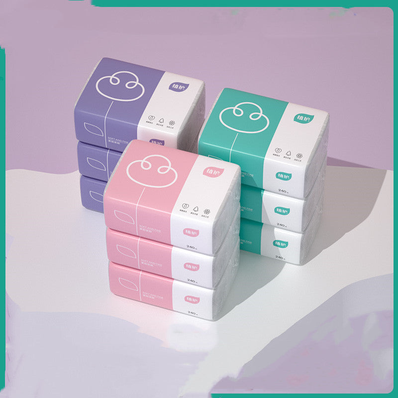 Virgin Pulp Wood Pulp Facial Tissues, Baby Tissues, 4 Packs (Inventory: 28,000 stocks)