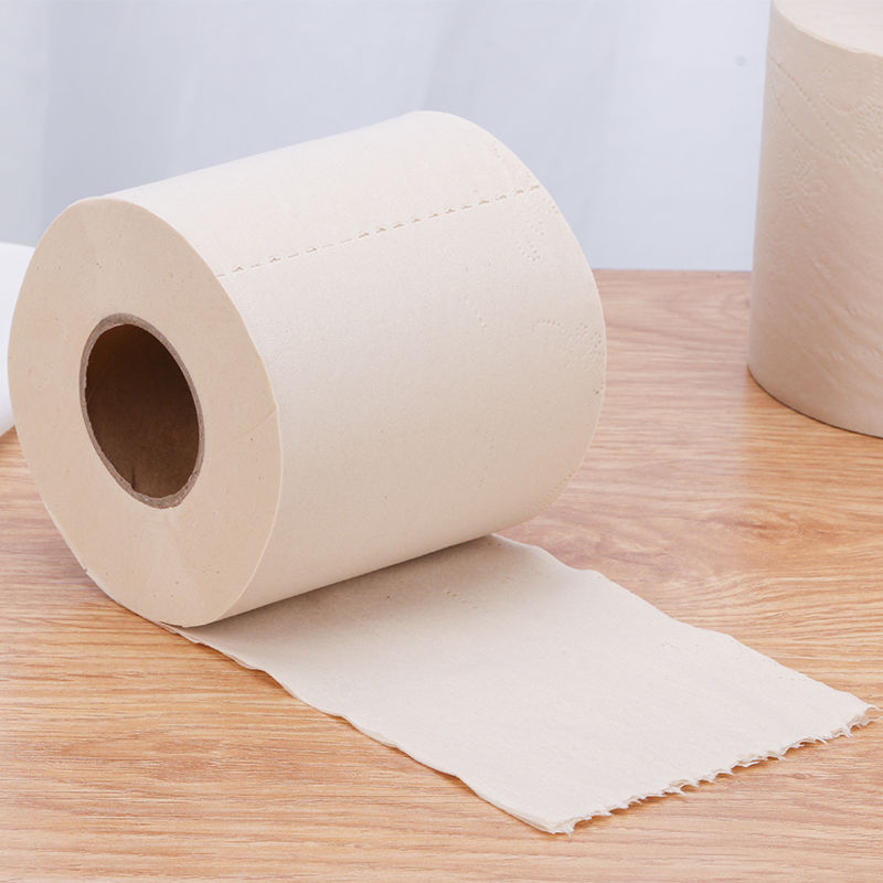 Bamboo Pulp Eco-Friendly Household Toilet Paper Roll Thickened 4 Layers (Inventory: 90,000 stocks)