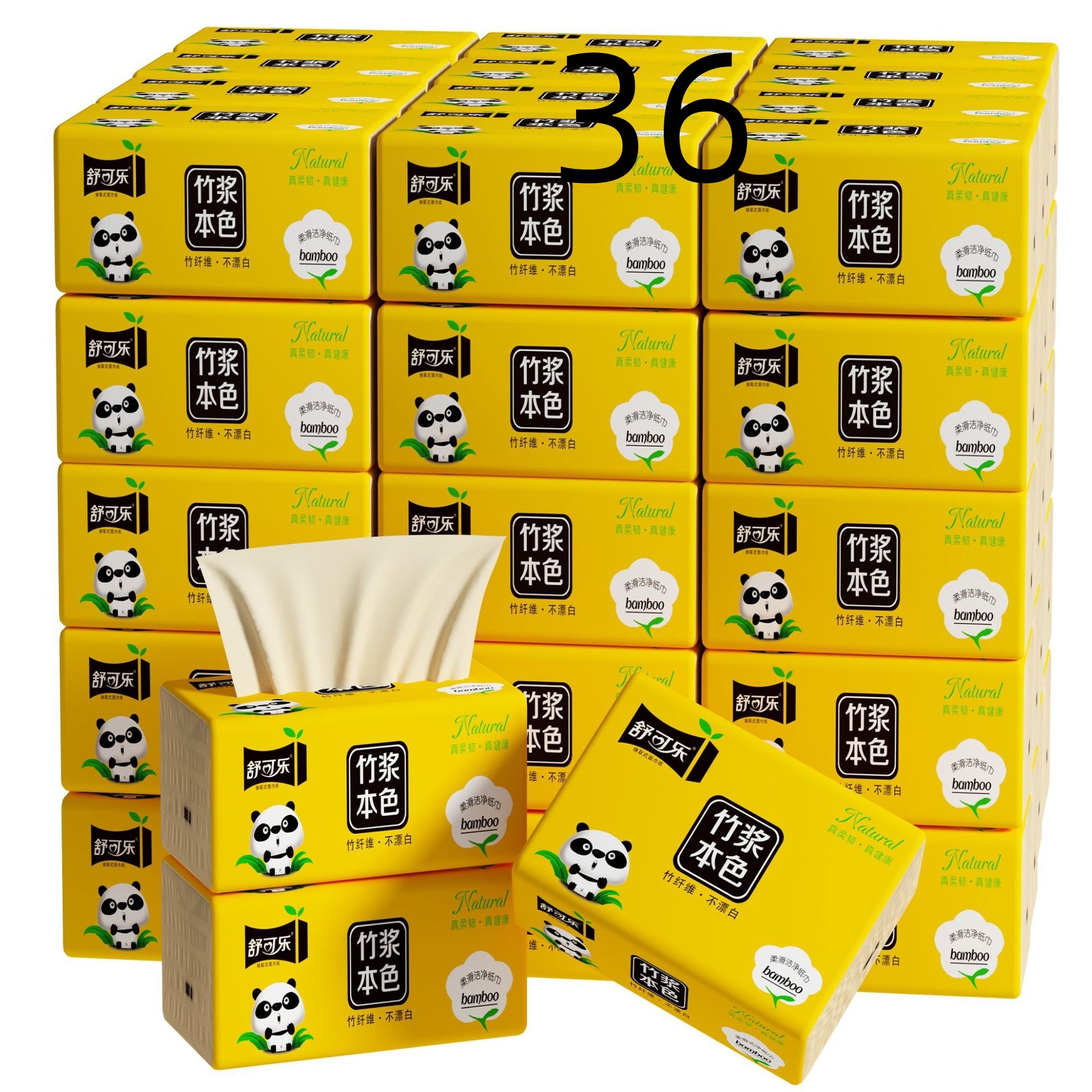 Bamboo Pulp Tissue Paper - Bulk Packaging Original Colored Paper | Family Welfare