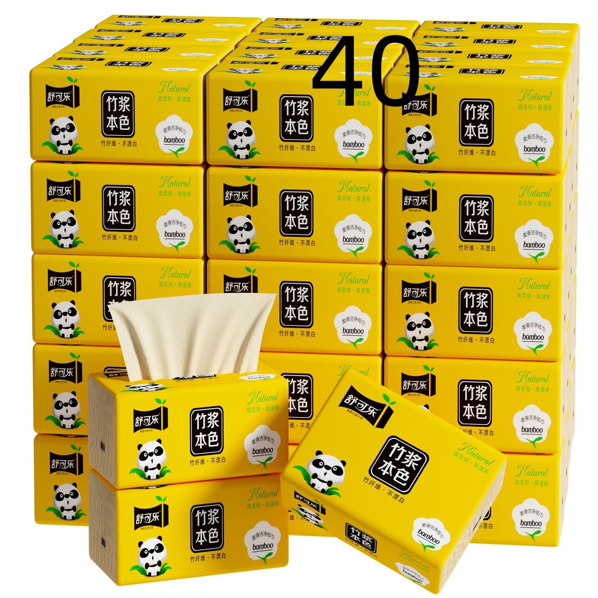 Bamboo Pulp Tissue Paper - Bulk Packaging Original Colored Paper | Family Welfare