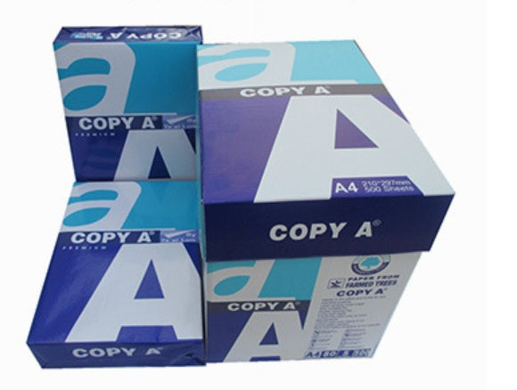 Wood Pulp High White Office A4 Copy A Paper 80g Export (Inventory: 12,000 stocks)