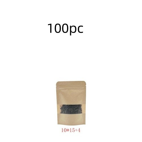 Kraft Paper Frosted Window Food Bag (Inventory stocks: 127,000 stocks)