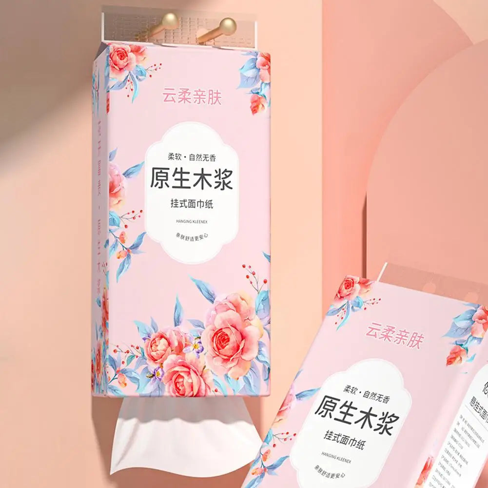 1000 Sheets 4-Ply Wall-Mounted Facial Tissues | Ultra Soft Premium Quality