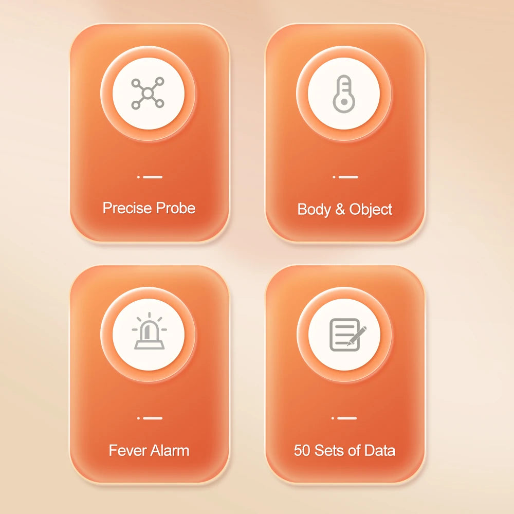 Cofoe Digital Infrared Thermometer - Non-Contact Forehead & Ear Thermometer for Adults & Infants