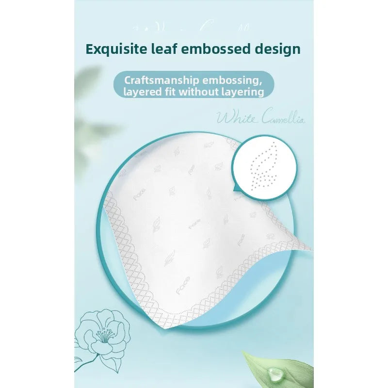 1 Piece 24 Packs; White Tea Floral Handkerchief Paper; Carry A Small Bag With You; Portable Napkins With Thickened Tissue