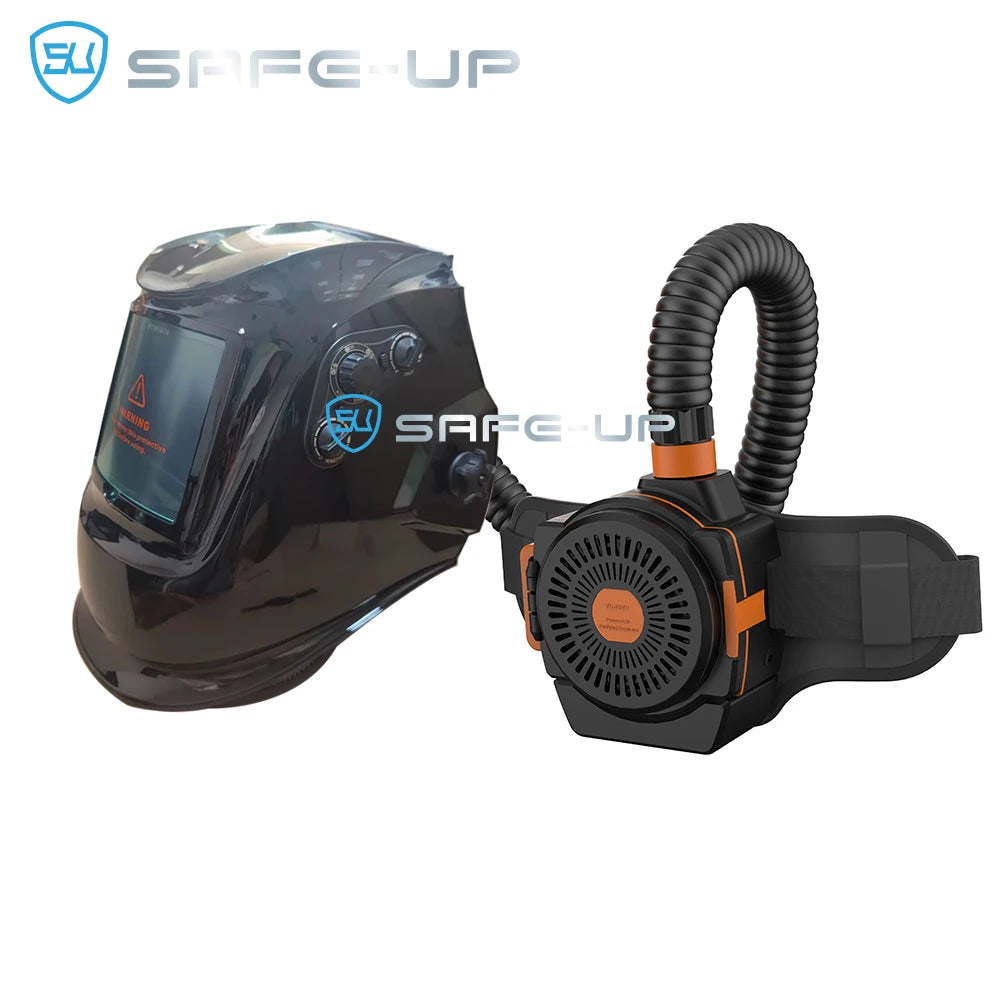 SAFEUP Professional Auto-Darkening Welding Helmet with PAPR Air Purifying System