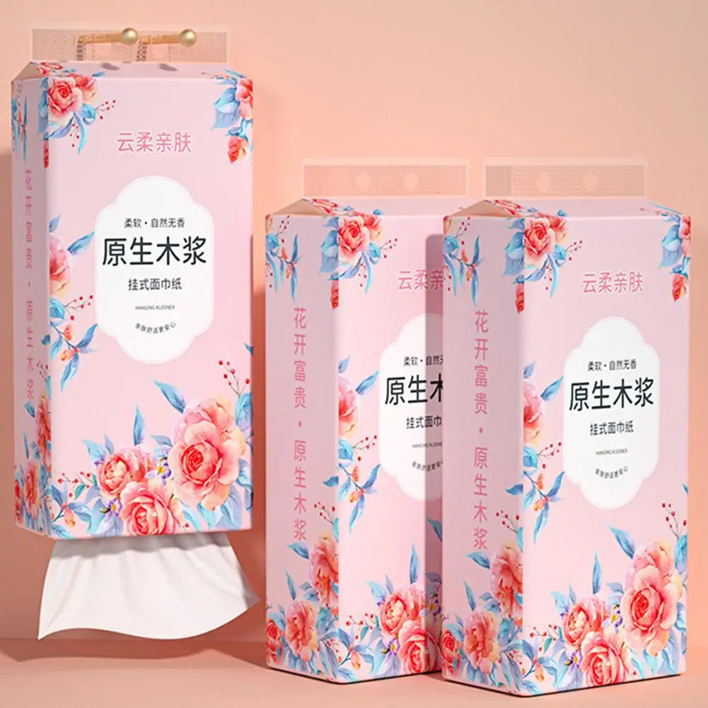 1000 Sheets 4-Ply Wall-Mounted Facial Tissues | Ultra Soft Premium Quality