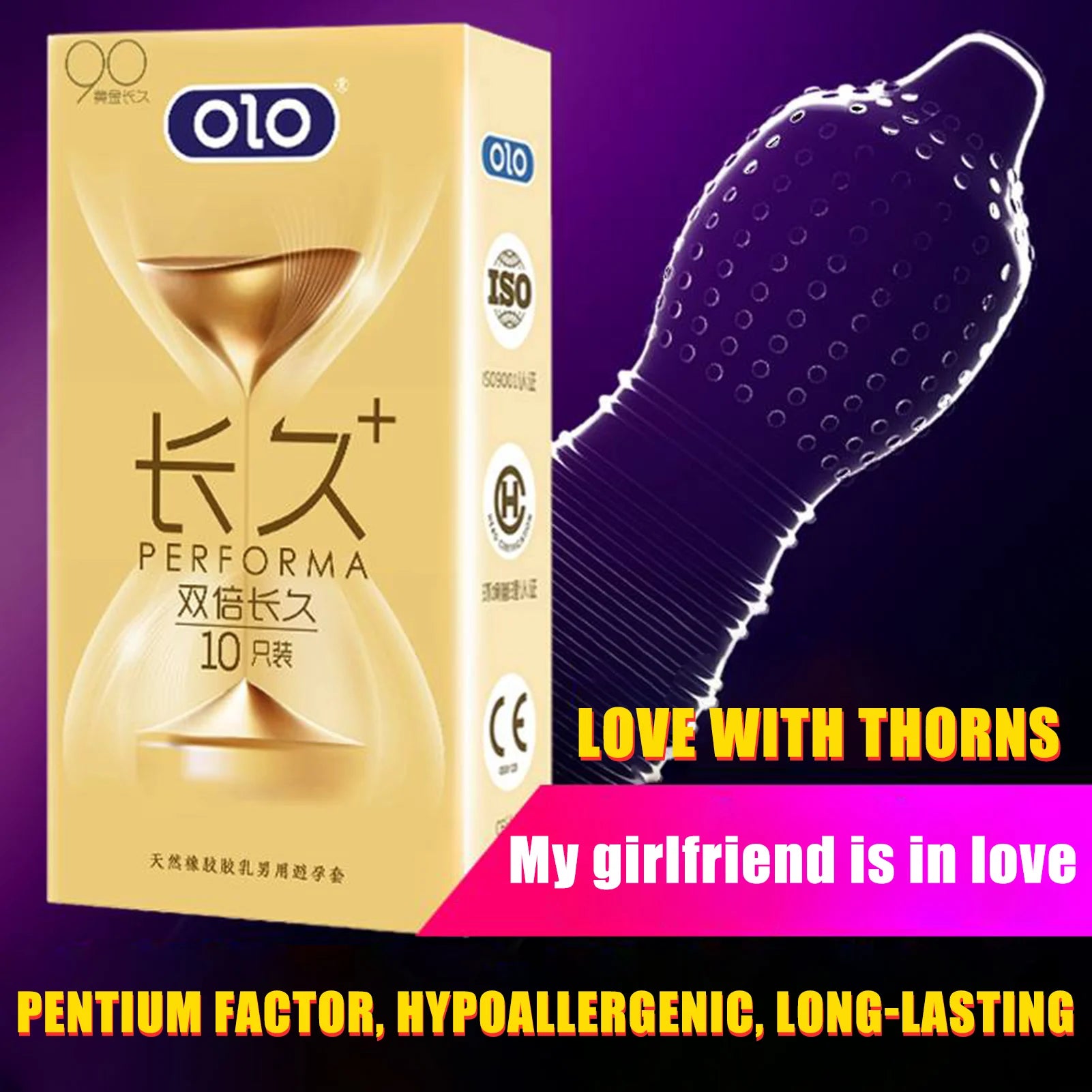 Climax Dotted Textured Condoms - 12 Pack Enhanced Sensation Latex Condoms