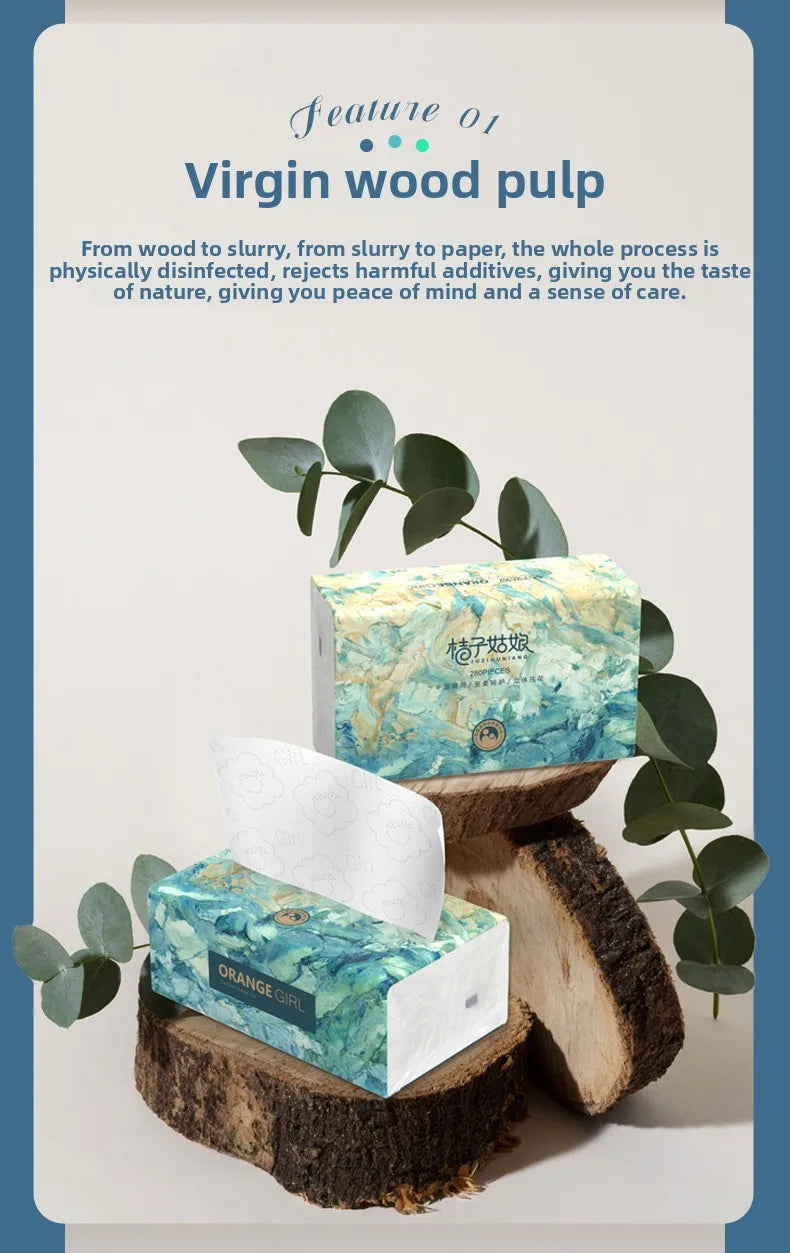 12 Packs, 1 Carton; Household Toilet Paper; Medium Pack Toilet Paper; Kleenex; Napkin; 1 Pack With 280 Draws