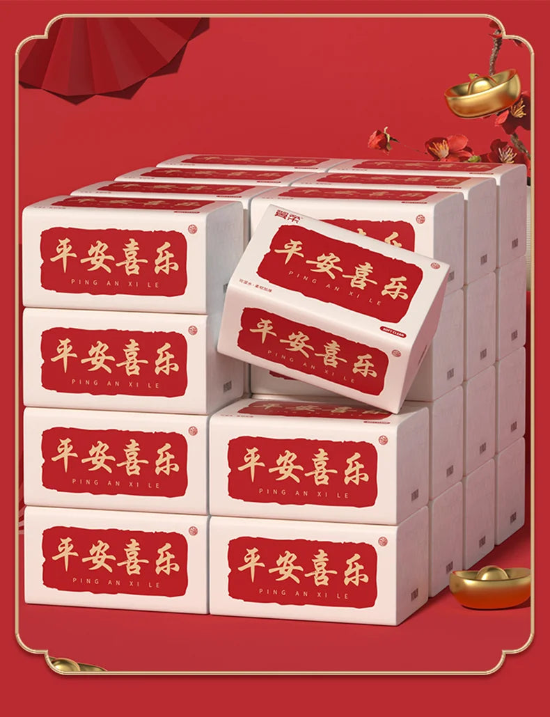 30 large packs of toilet paper can be wet water pliable log affordable pack tissues napkins 5 layer thickened embossed