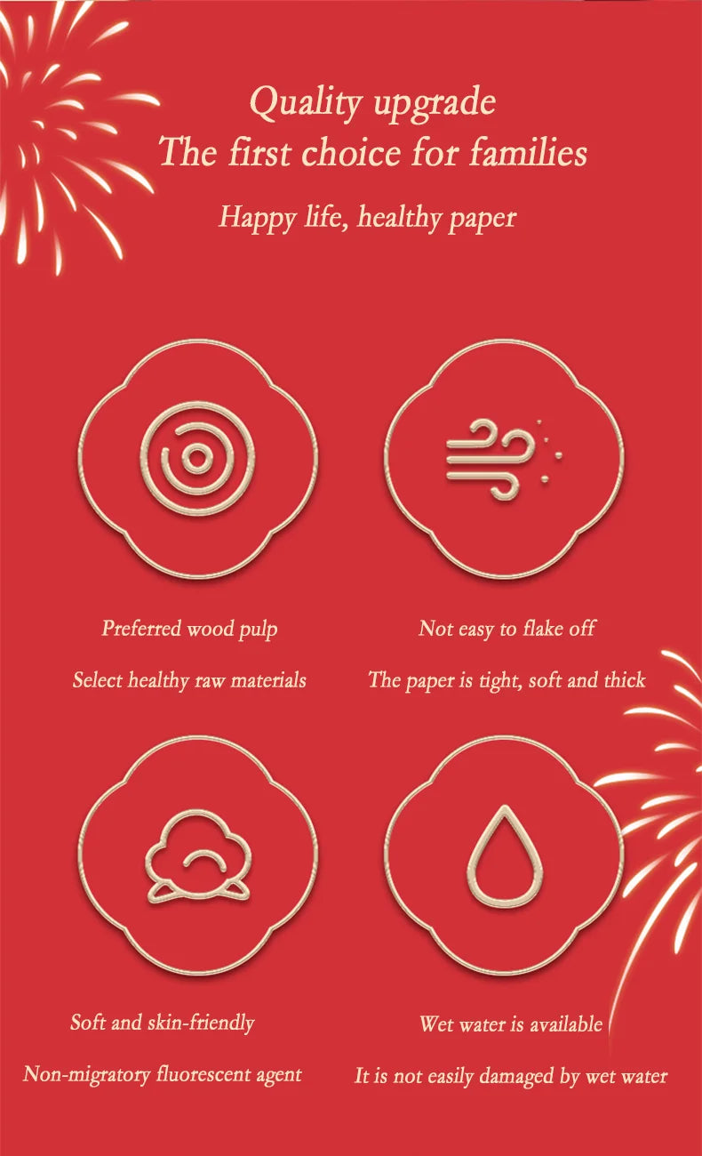 30 large packs of toilet paper can be wet water pliable log affordable pack tissues napkins 5 layer thickened embossed