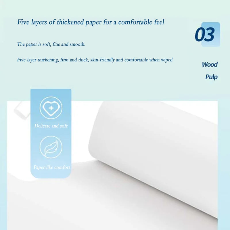 24/30rolls of household large rolls of paper portable pack toilet paper wholesale factory wiping hands toilet paper wood pulp