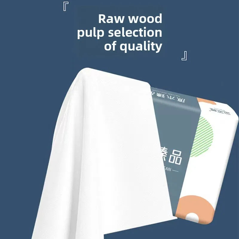 10 packs 420 portable environmentally friendly non fluorescent native wood pulp tissue papers oft five layer facial tissue paper
