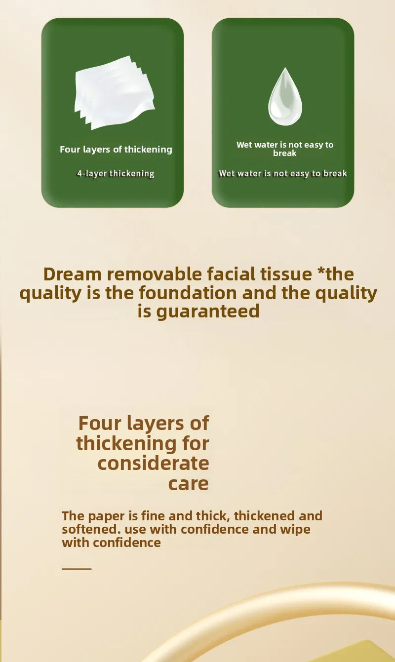 10-40 Small Packs Of Wood Pulp Paper, 4 Layers Thick, 160 Sheets/pack, 40 Packs/pack, Napkins, Tissue Paper, Toilet Paper