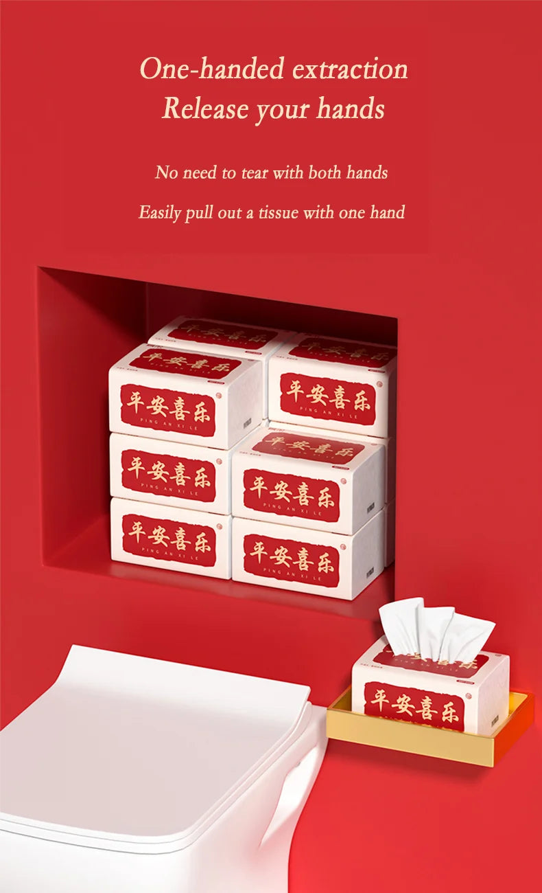 30 large packs of toilet paper can be wet water pliable log affordable pack tissues napkins 5 layer thickened embossed