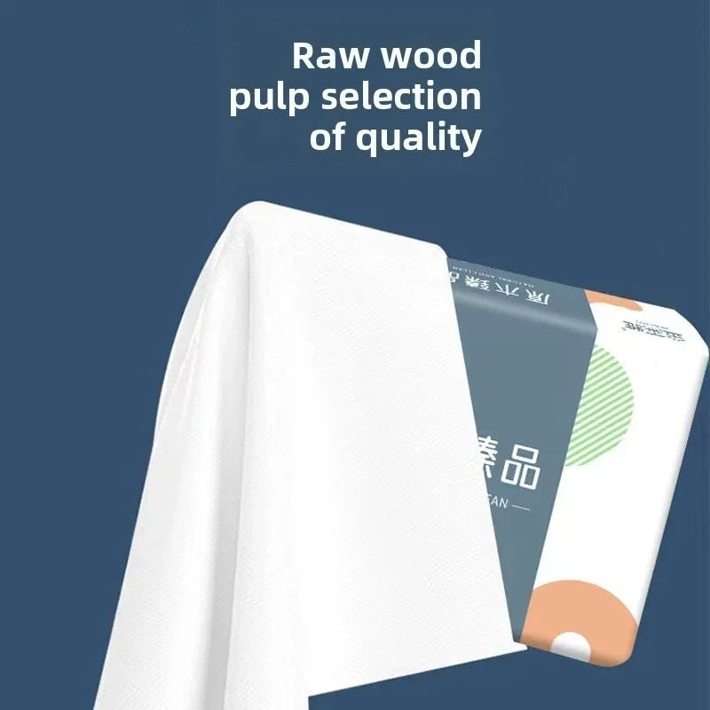 10 packs 420 portable environmentally friendly non fluorescent native wood pulp tissue papers oft five layer facial tissue paper