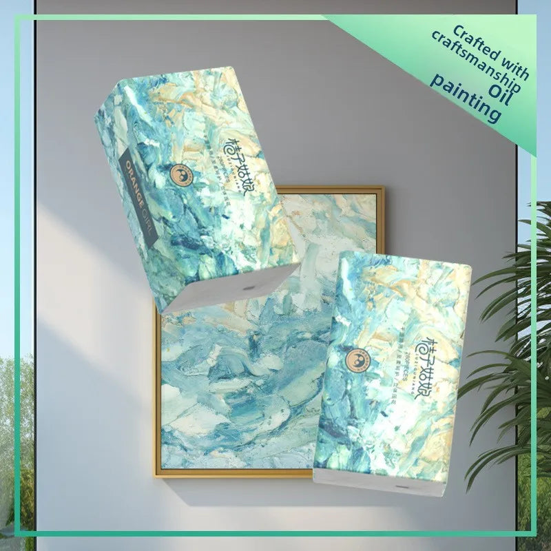 12 Packs, 1 Carton; Household Toilet Paper; Medium Pack Toilet Paper; Kleenex; Napkin; 1 Pack With 280 Draws