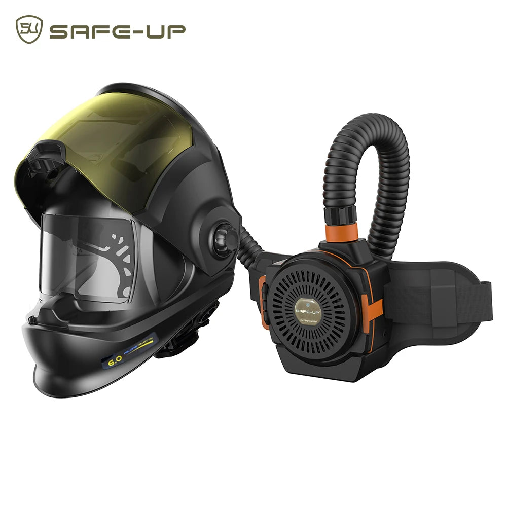 SAFEUP Professional Auto-Darkening Welding Helmet with PAPR Air Purifying System