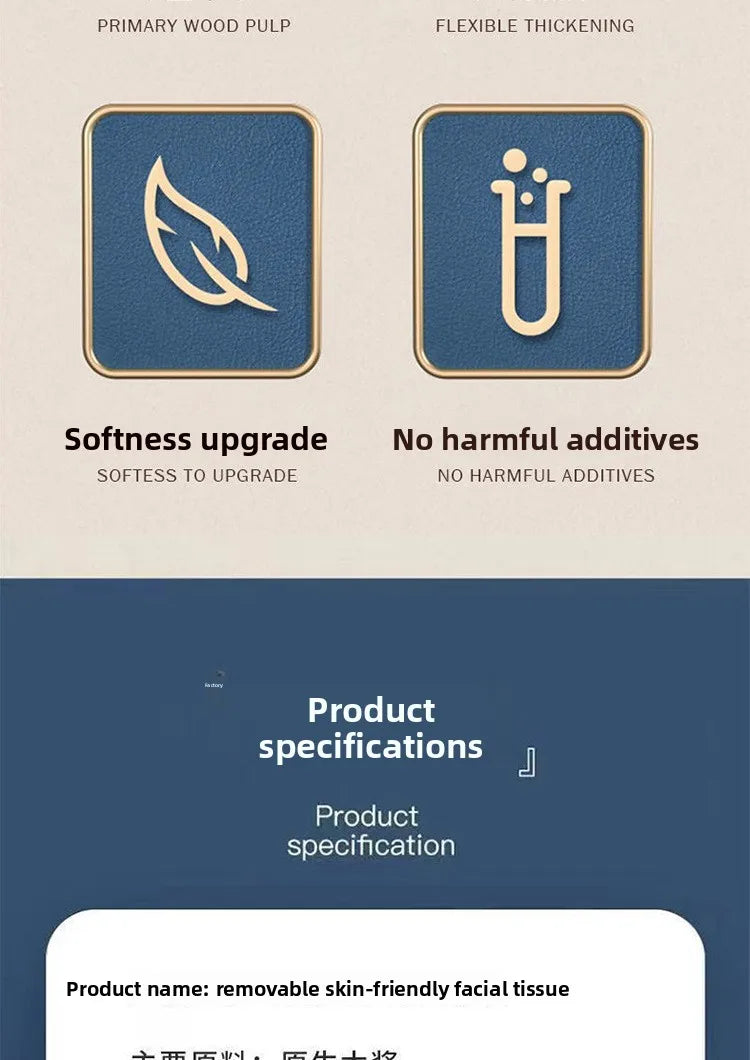 10-20 Packs Of Wooden Paper, 420 Sheets Per Pack, 5-layer Thick, 84 Sheets Per Pack, Toilet Paper, Napkins, Large Sheets Of Pape