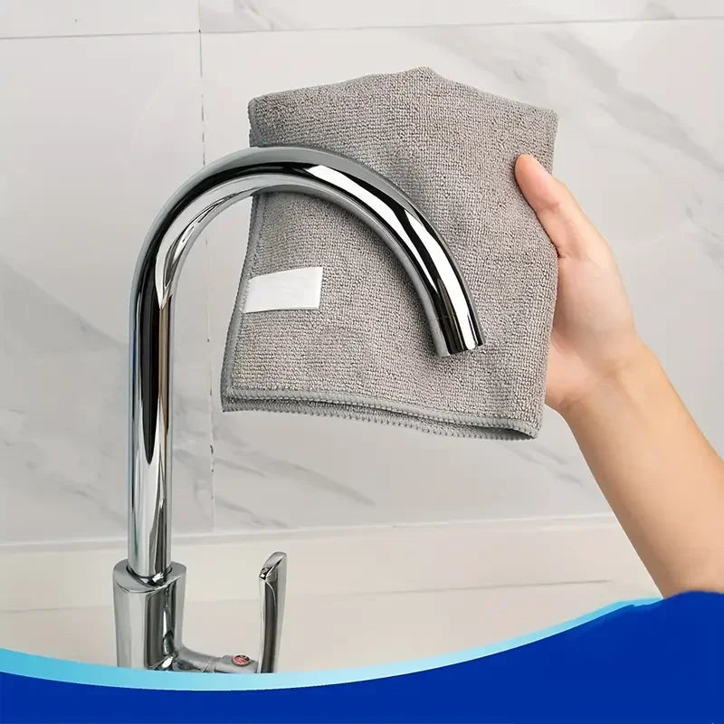 Bamboo Charcoal Dishcloths - Super Absorbent Anti-Grease Kitchen Cleaning Cloths (1-50 Pack)