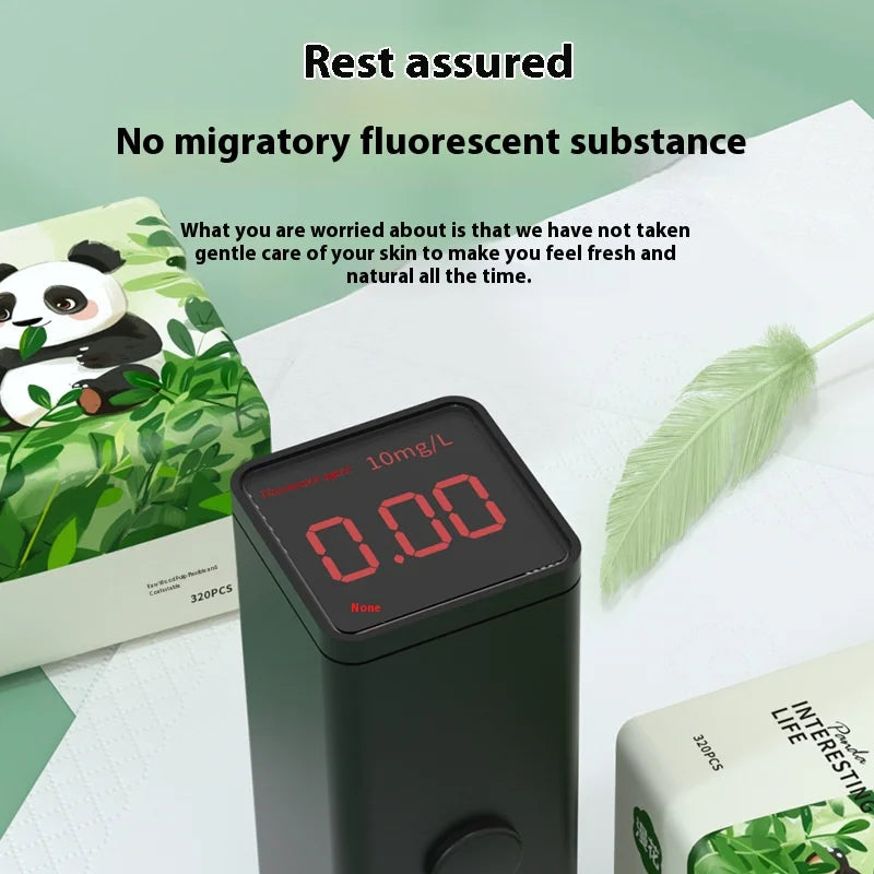 10 Packs of Household Napkins 320 Sheets of Thickened Affordable Load Facial Tissue Paper Logs Clean and Soft Toilet Paper