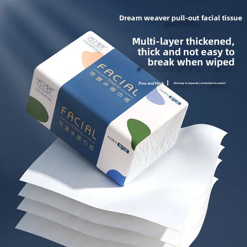 280 Sheets Portable Toilet Paper Pack 4 Layers per Sheet Household Facial Tissue Toilet Paper Hand Towel - Bulk Pack