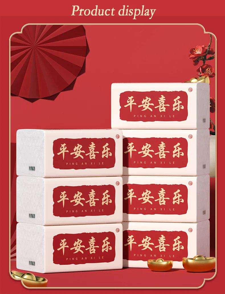 30 large packs of toilet paper can be wet water pliable log affordable pack tissues napkins 5 layer thickened embossed