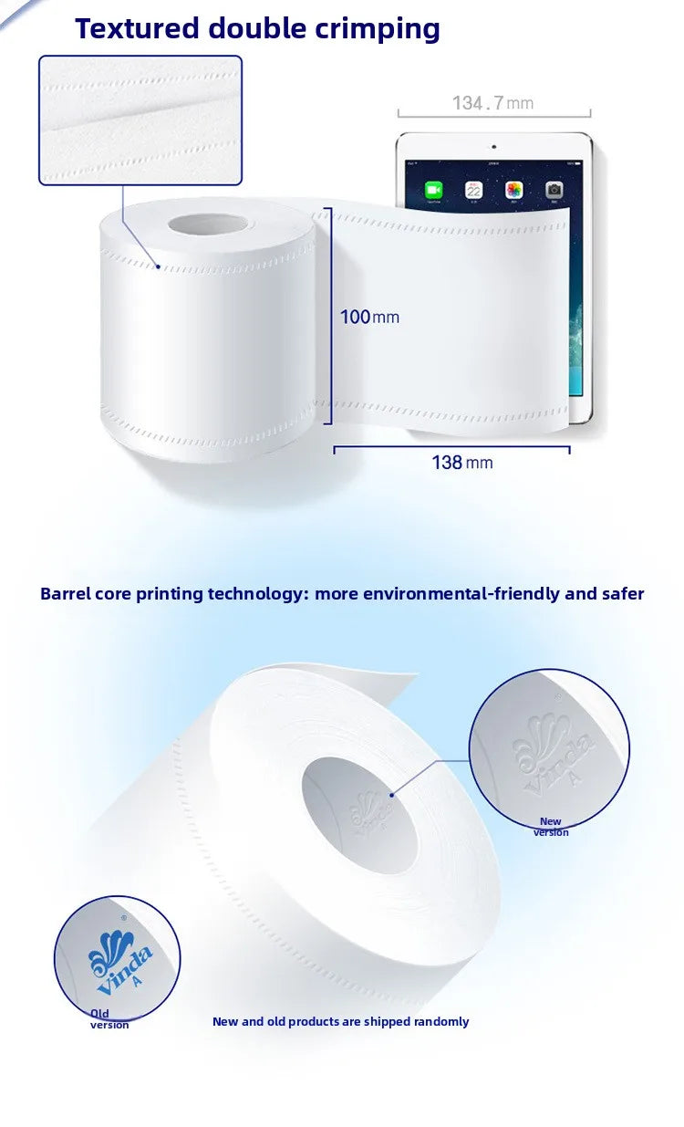 10-30 Rolls Of Vinda Paper, 4 Layers, 140g Per Roll, Blue Household Toilet Paper, Toilet Roll Paper, Stock Selection