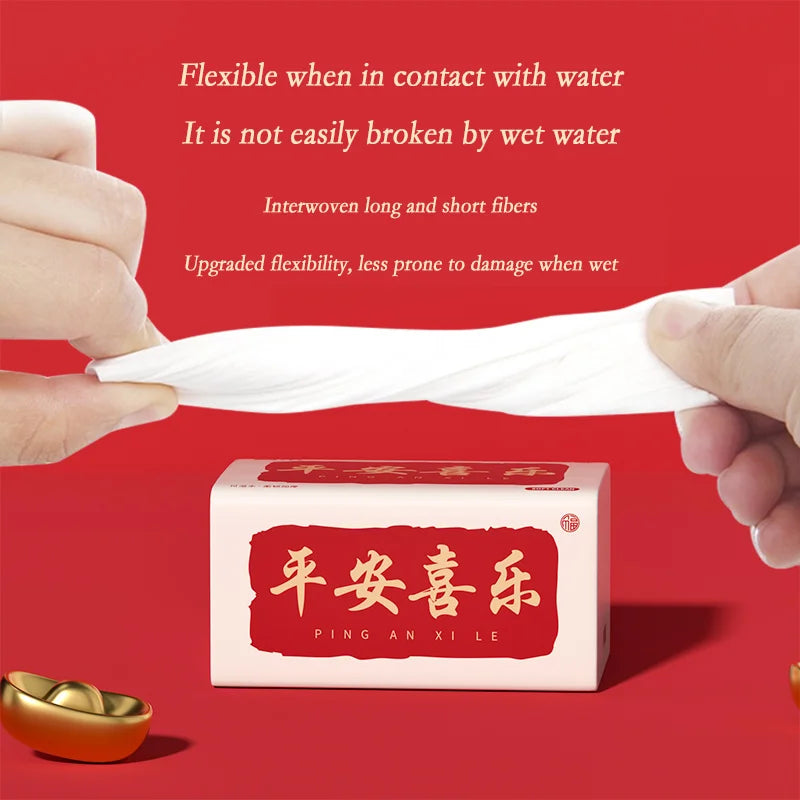 30 large packs of toilet paper can be wet water pliable log affordable pack tissues napkins 5 layer thickened embossed