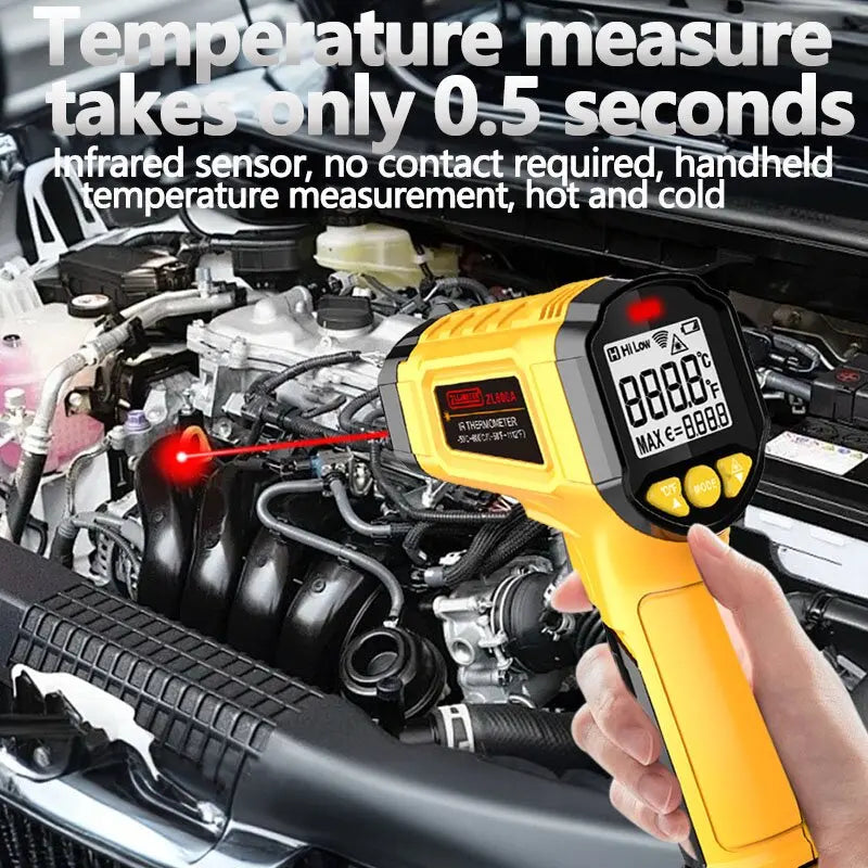 Digital Infrared Thermometer -50~600°C | Non-Contact Laser Temperature Gun Pyrometer