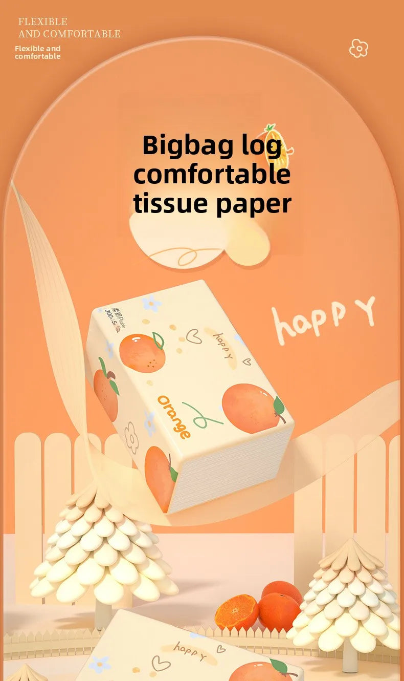 20-Pack Virgin Wood Pulp Tissue Paper - Premium Facial Tissues for Car, Home & Living Room | Soft Household Napkins