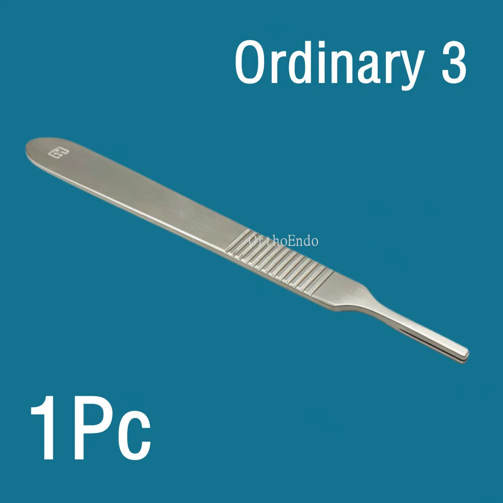 100Pcs Surgical Scalpel Blades Set - Sterilized Medical Grade Blades with Handle for Precision Cutting