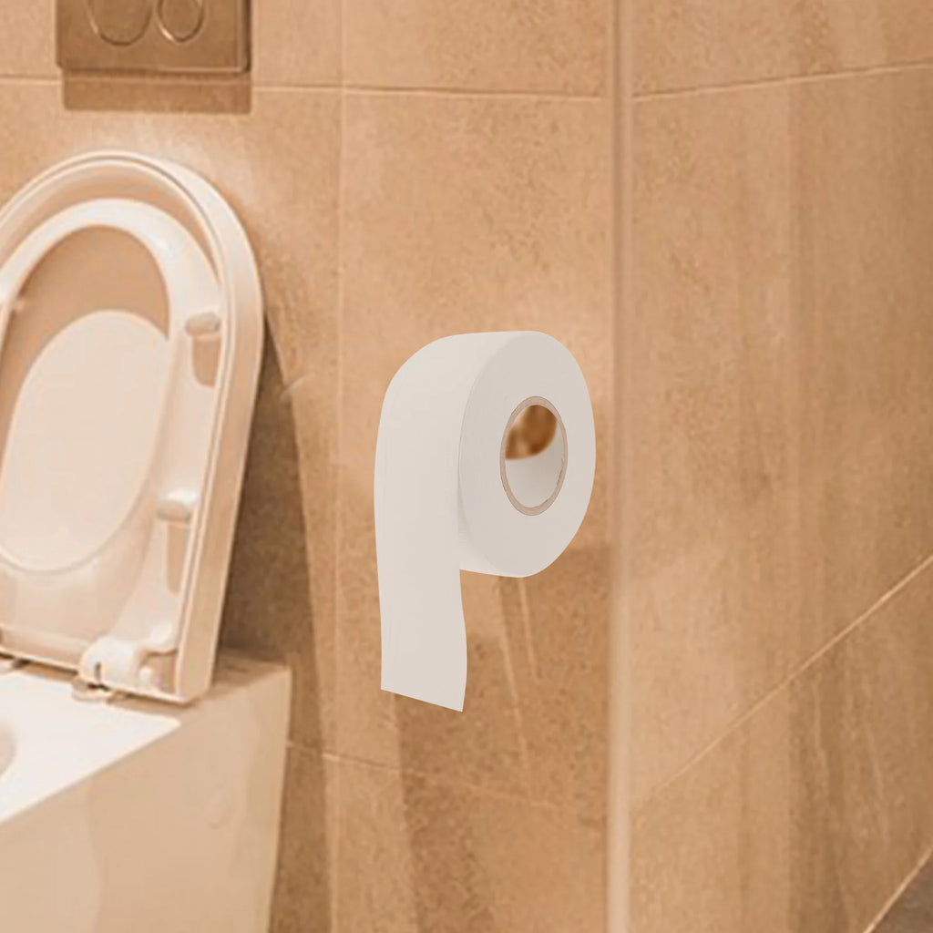 1 Roll Thickened 3-Ply Toilet Paper Soft Strong Absorbent for High Traffic Public Restrooms Hotel School Station Bathroom Tissue