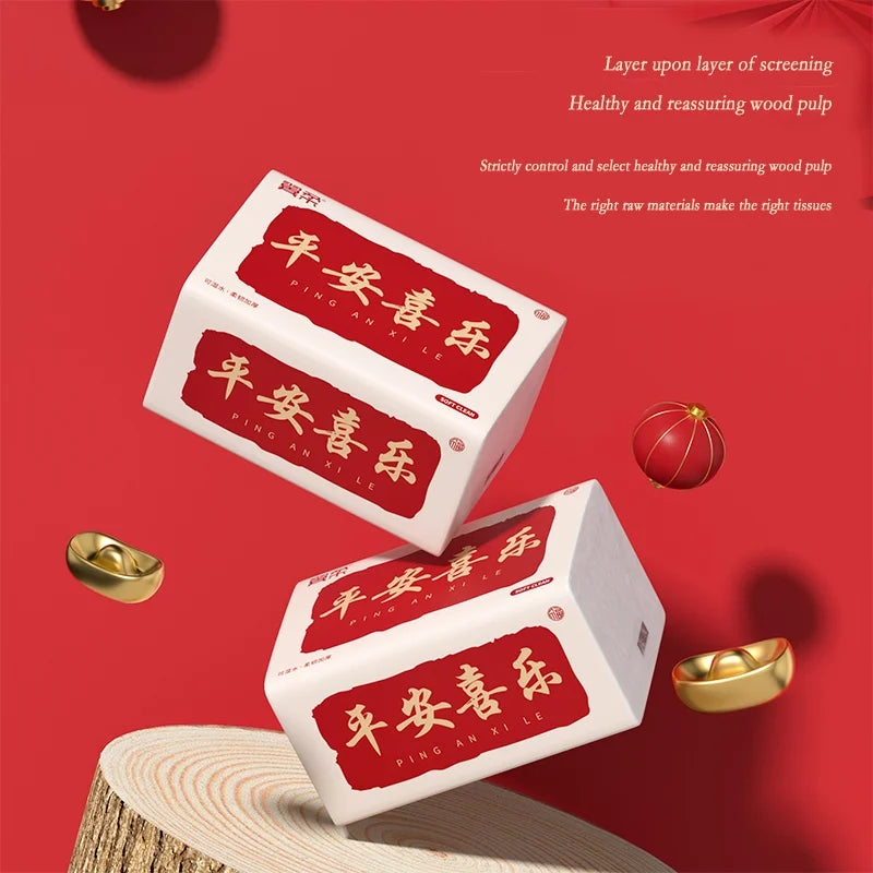 30 large packs of toilet paper can be wet water pliable log affordable pack tissues napkins 5 layer thickened embossed