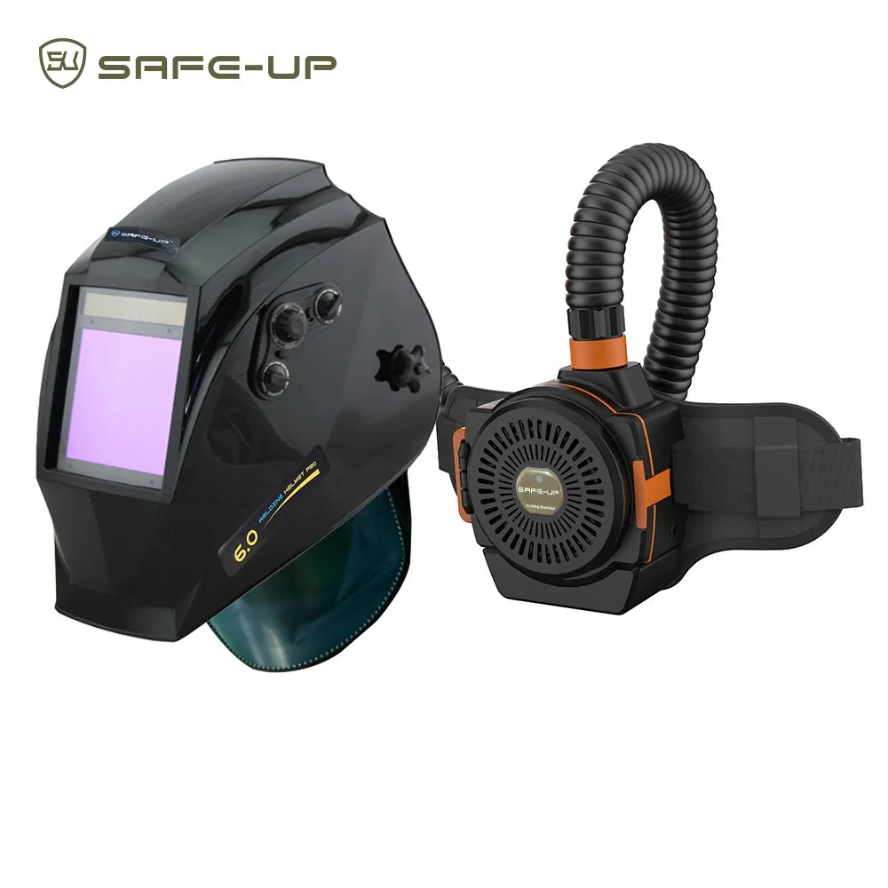 SAFEUP Professional Auto-Darkening Welding Helmet with PAPR Air Purifying System