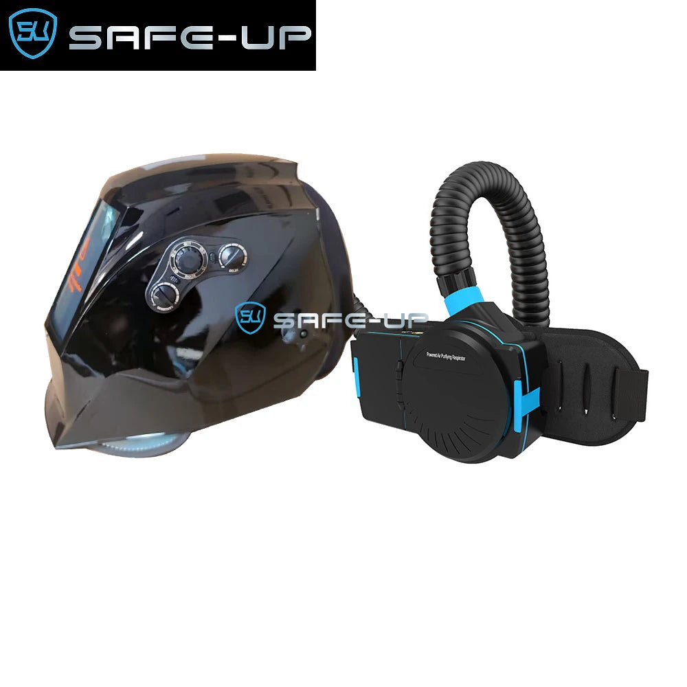 SAFEUP Professional Auto-Darkening Welding Helmet with PAPR Air Purifying System
