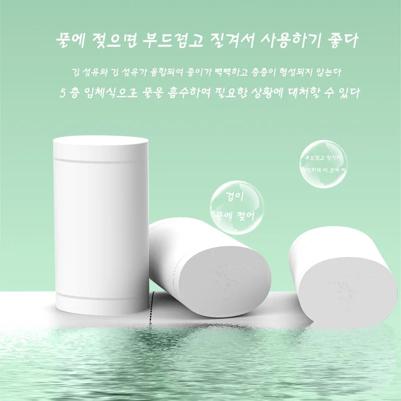 28-Roll Toilet Paper Economical Household Toilet Paper Large Rolls Wet-Resistant Tissue Wood Pulp Toilet Paper Extra Thick