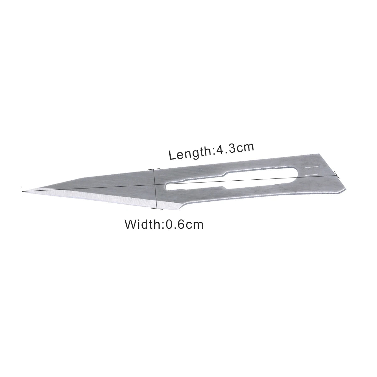 Sterile Surgical Scalpel Blades 100pcs - Carbon Steel #10 #11 #15 - AZDENT Medical Grade