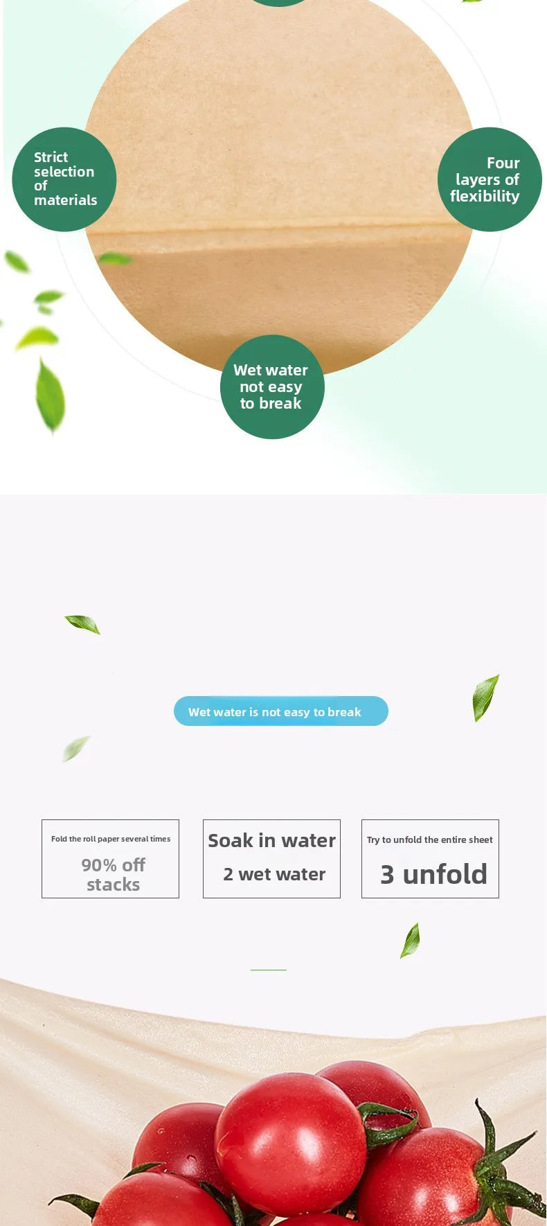 10-50 Packs, Four-layer Thickened, Bamboo Pulp Tissue Paper, 240 Sheets/pack, 60 Sheets/pack, Toilet Paper And Facial Tissue