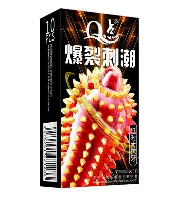 Climax Dotted Textured Condoms - 12 Pack Enhanced Sensation Latex Condoms