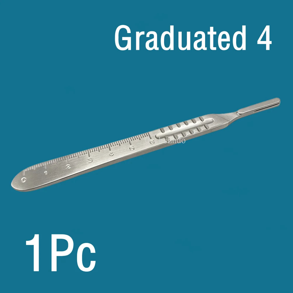 100Pcs Surgical Scalpel Blades Set - Sterilized Medical Grade Blades with Handle for Precision Cutting