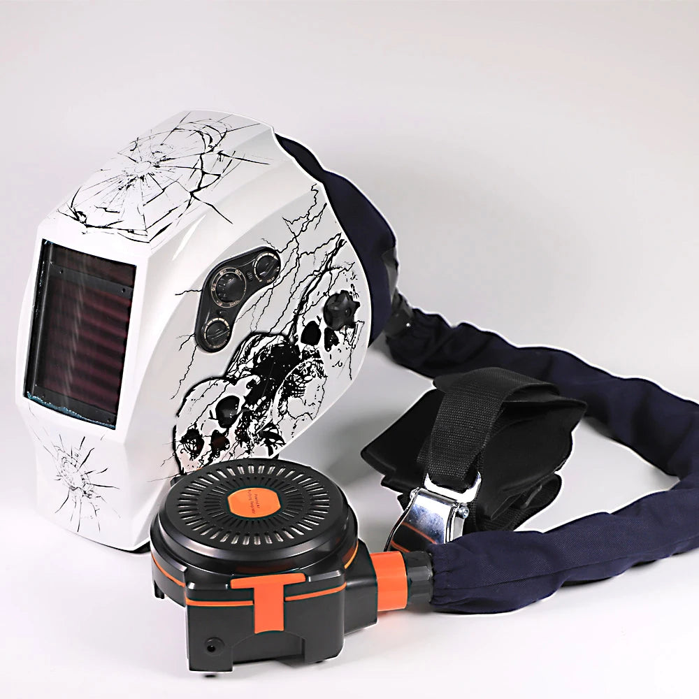 SAFEUP Professional Auto-Darkening Welding Helmet with PAPR Air Purifying System