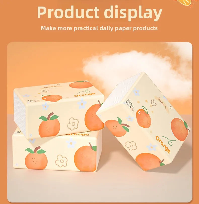 20-Pack Virgin Wood Pulp Tissue Paper - Premium Facial Tissues for Car, Home & Living Room | Soft Household Napkins