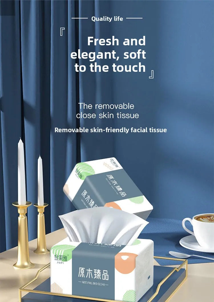 10-20 Packs Of Wooden Paper, 420 Sheets Per Pack, 5-layer Thick, 84 Sheets Per Pack, Toilet Paper, Napkins, Large Sheets Of Pape