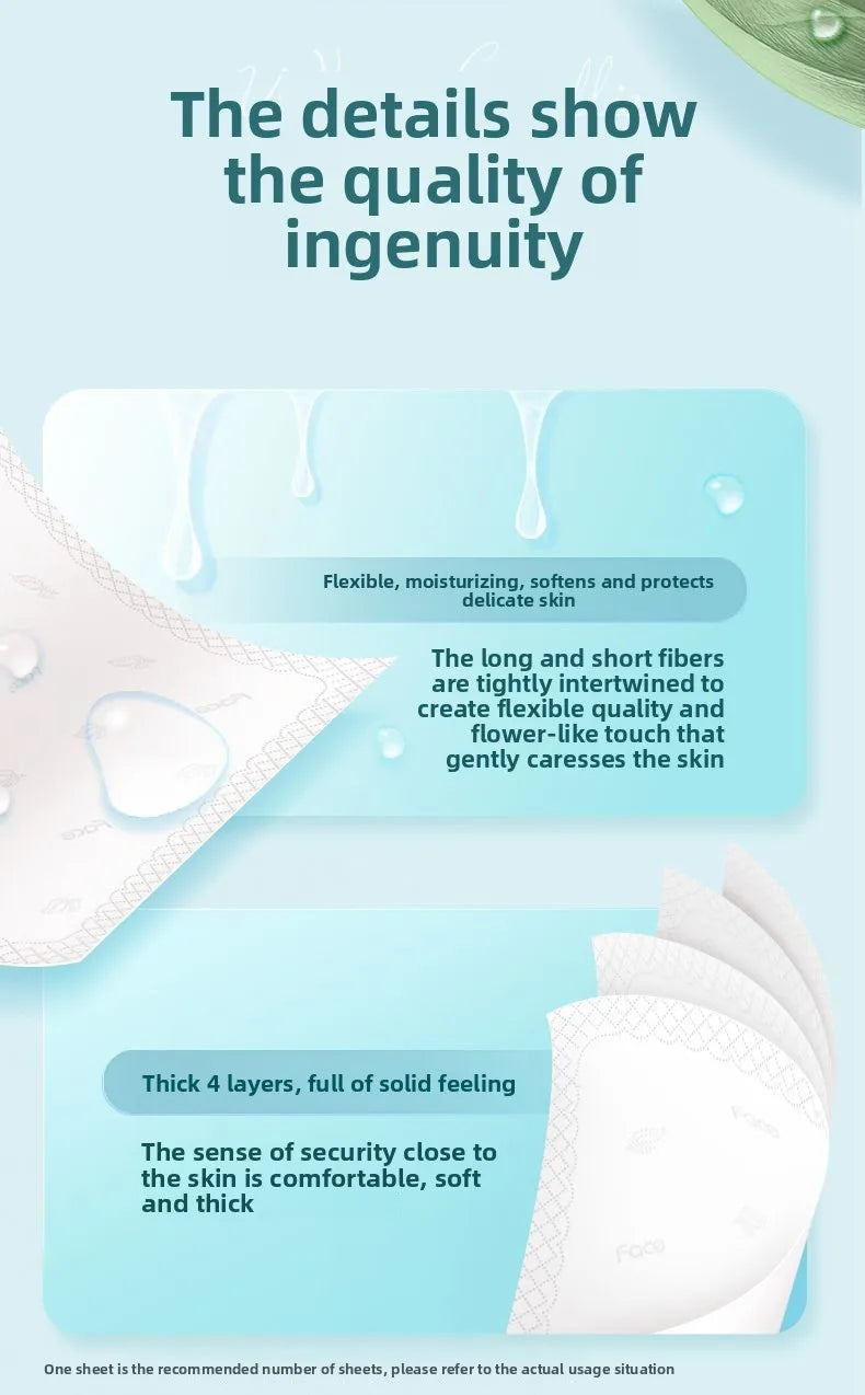 1 Piece 24 Packs; White Tea Floral Handkerchief Paper; Carry A Small Bag With You; Portable Napkins With Thickened Tissue