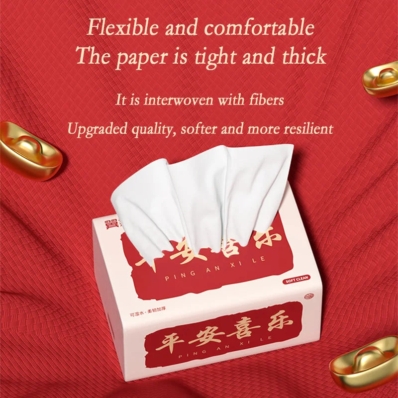 30 large packs of toilet paper can be wet water pliable log affordable pack tissues napkins 5 layer thickened embossed