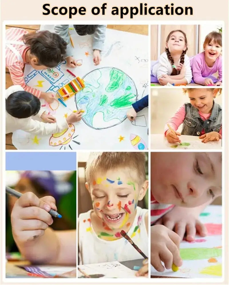 Kids Disposable Nitrile Gloves - Powder Free Latex Free for Cleaning Crafting Painting Gardening