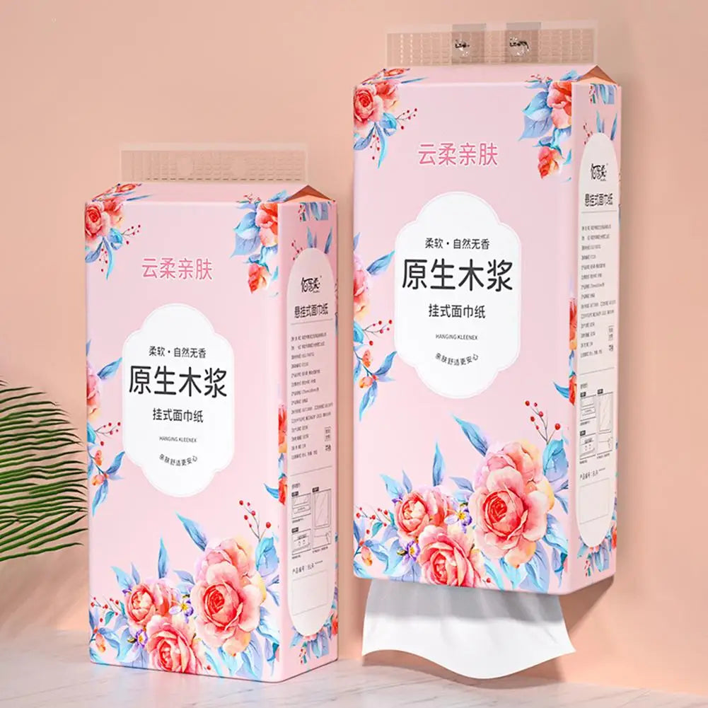 1000 Sheets 4-Ply Wall-Mounted Facial Tissues | Ultra Soft Premium Quality